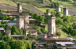 Les tours du village de Mestia