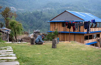 Maison en altitude au Népal