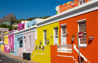 Maisons du quartier de Bo Kaap à Cape Town
