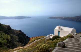 Grèce, Cyclades, Amorgos, monastère d'Agios Ioannis