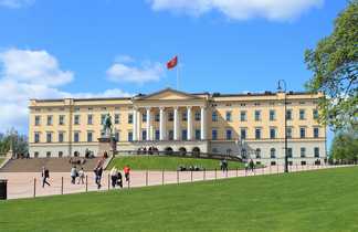 Palais du roi et de la reine à Oslo