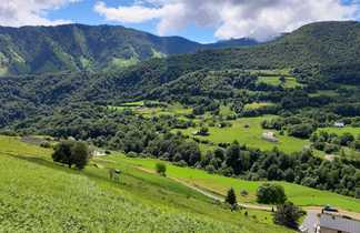 Paysage de la Vallée d'Aspe, Pyrénées