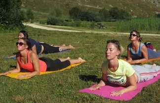 Randonnée bien être et yoga en Auvergne