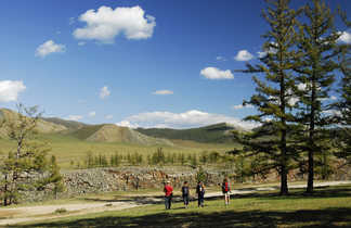 Randonnée itinérante dans les Monts Khangai @ S.Fautre