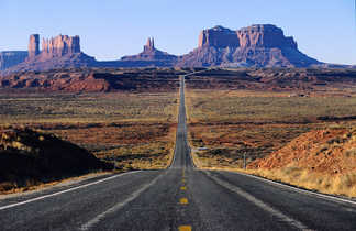 Route panoramique, monument valley