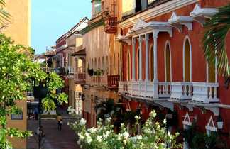 rue de Cartagena en Colombie