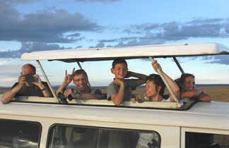 Safari dans le parc d'Amboseli au Kenya
