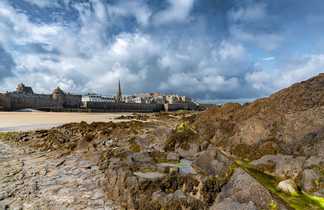 Saint Malo par la plage