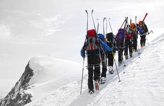 Voyage ski de randonnée dans les Alpes Chamonix Zermatt