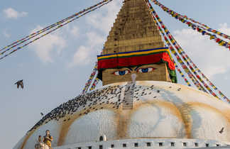 Stupa de Bodnath à Katmandou au Népal