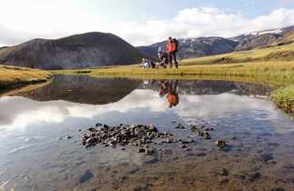 Trek dans la réserve de Fjallabak en Islande