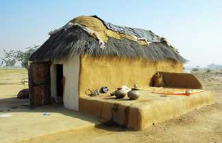 Une maison dans le désert du Thar