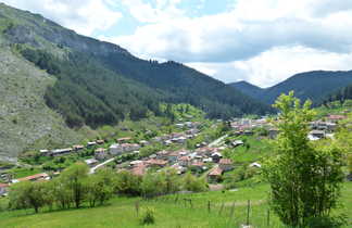 Village de Trigrad dans le massif des Rhodopes