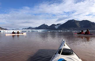 Voyage en kayak de mer en Arctique au Svalbard