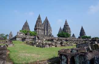 Vue de Temple Prambanan
