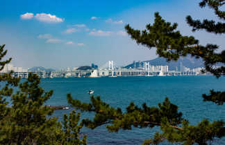 Vue sur la Baie de Busan