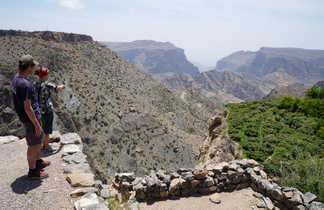 Vue sur le Jbel Akhdar, Oman