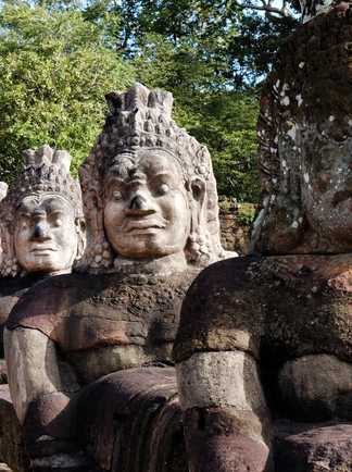 angkor, Bayon, Siem Rep, Cambodge, trek
