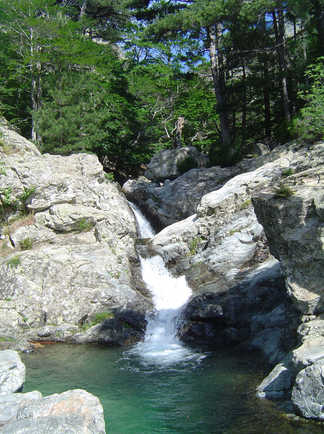 cascade de Vizzavona en Haute Corse