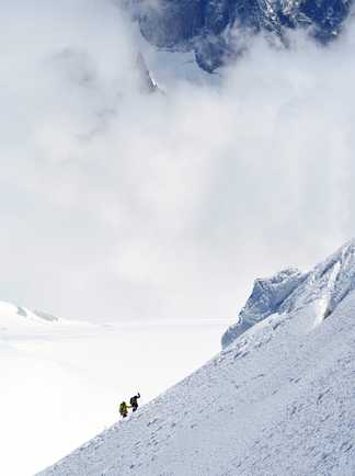 Alpinisme; ascension du mont-blanc