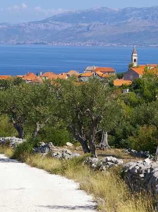 Croatie, randonnée sur l'île de Hvar vers Velo Grablje