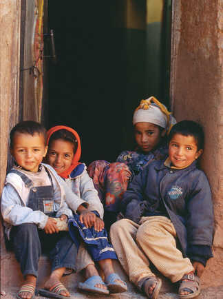 Enfants berbères, Maroc