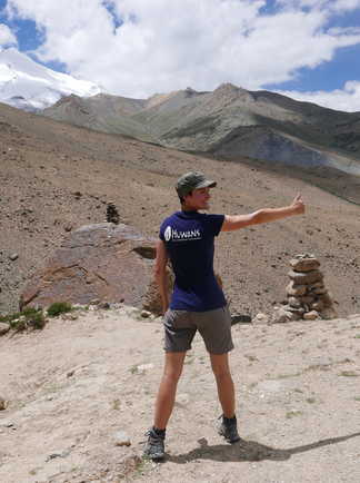 Fanny dans la vallée de la Markha, Ladakh, Inde Himalayenne