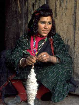 Femme berbère, Maroc