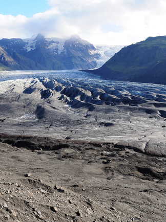 Glacier Vatnajokull en Islande