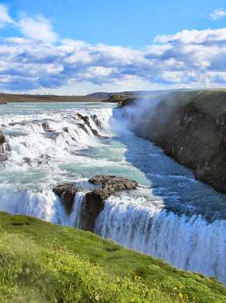 Gullfoss cascade Islande