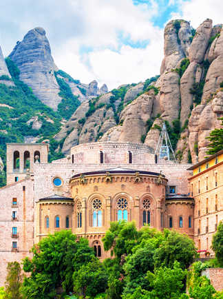 L'Abbaye de Montserrat, Catalogne, Espagne
