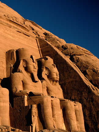 Le temple d'Abou Simbel en Egypte