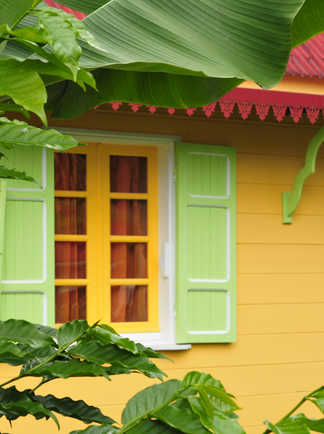 Maison typique à Hellbourg, la Réunion