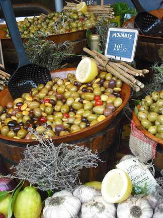 marché olives provence