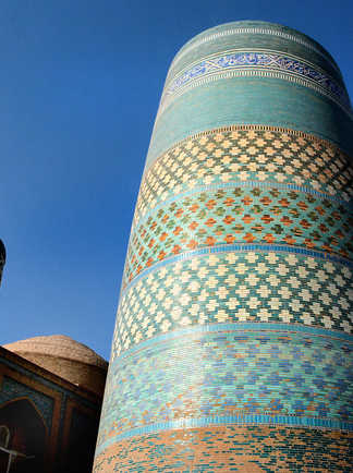 minaret à Khiva