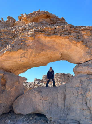 Pause photo dans le Tassili N'Ajjer, Djanet, Algérie