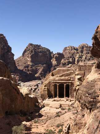 Petra sculptée dans la roche, Jordanie