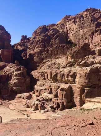 Petra sculptée dans la roche, Jordanie
