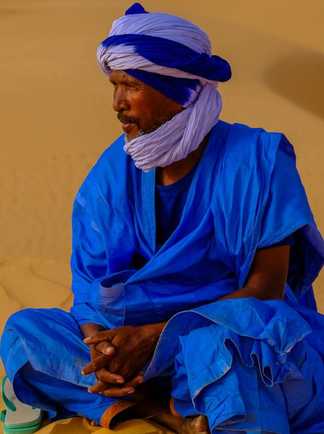 Portrait Guide Maure, Mauritanie