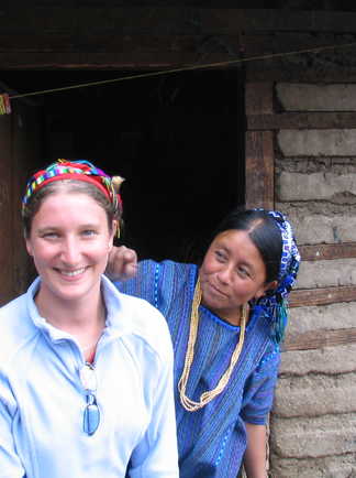 Rencontre d'une voyageuse avec la population locale au Guatemala