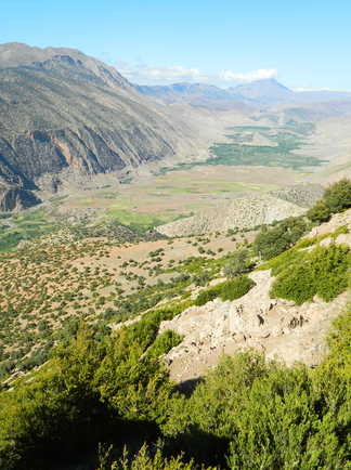 Vallée des Aït Bougmez, Haut Atlas Central, Maroc