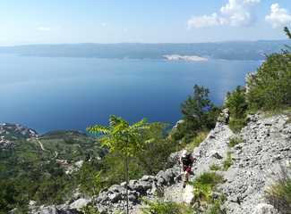 Croatie, randonnée à  Omiska Dinara
