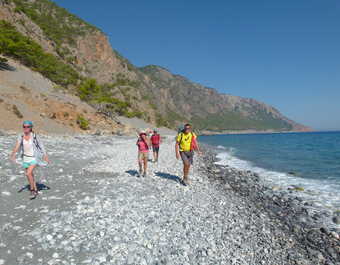 Crète, randonnée entre Loutro et Agia Roumeli - © Crète, randonnée en bord de mer entre Loutro et Agia Roumeli