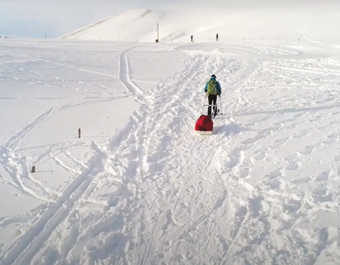 Initiation ski-pulka dans les Alpes - © Initiation ski-pulka dans les Alpes