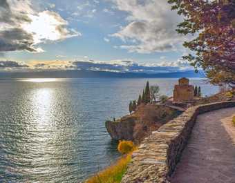 Lac d'Ohrid, Albanie
