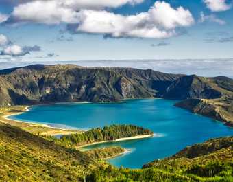 Lago do Fogo sur l'île de São Miguel Açores