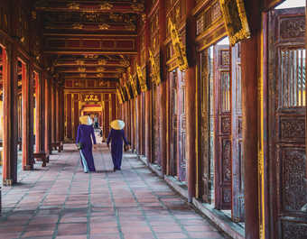 Le palace royal de Hué au Vietnam
