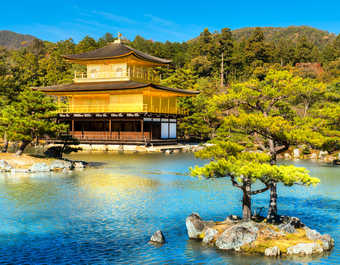 Le pavillon d'or à Kyoto