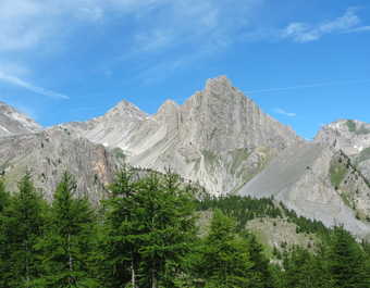 Paysage de la Haute Ubaye, Alpes du sud