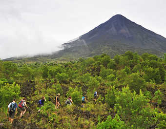 randonnée au pied du volcan Arenal